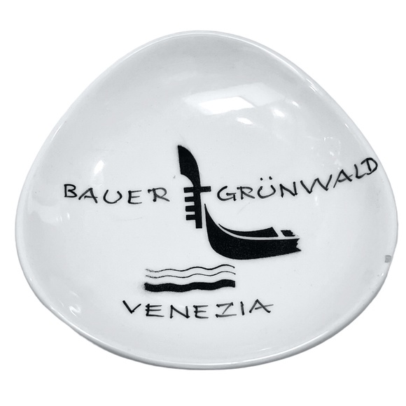 VINTAGE BAUER GRÜNWALD VENEZIA TRINKET DISH - Picture 1 of 12